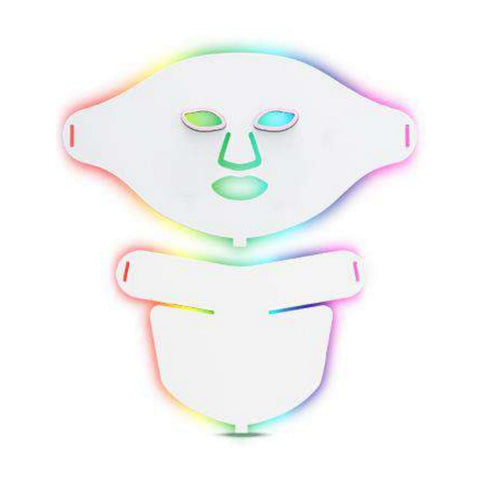 CS-001 LED facial silicone mask with neck piece